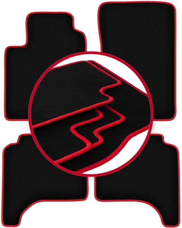 CARLUX-RED Autofußmatten für: Suzuki Grand Vitara I SUV (1998-2005)