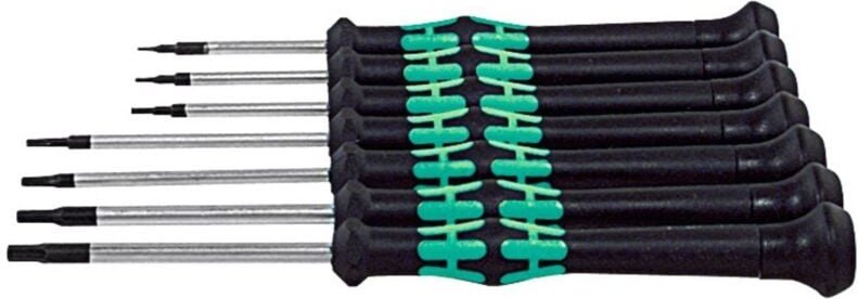 Thumbnail - Sechskant-Elektronik-Schraubendreher-Satz, Kraftform Micro, 7-teilig - Wera