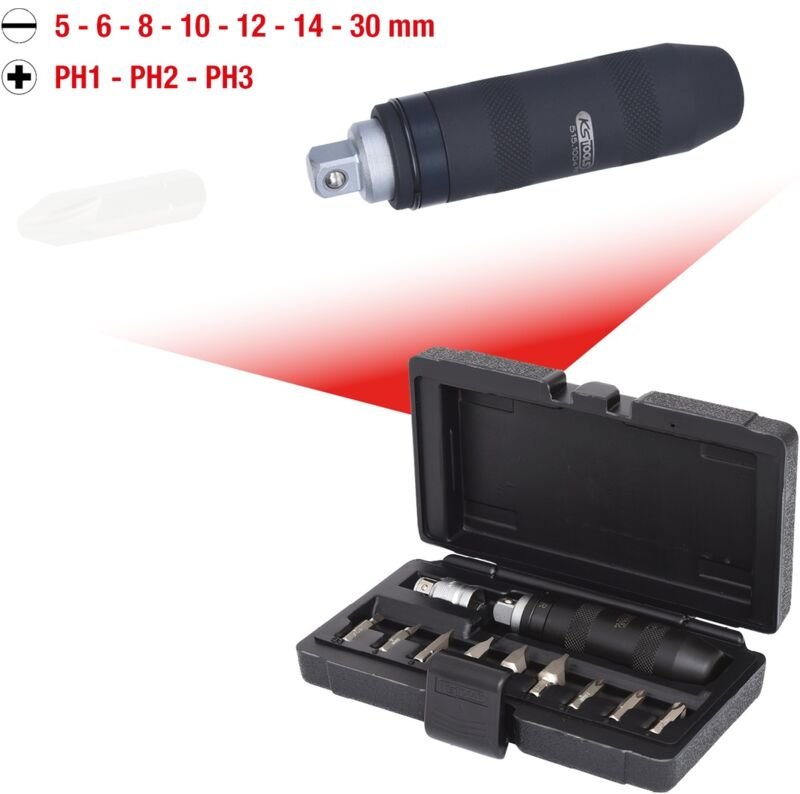 1/2' Hand-Schlagschraubendreher-Satz, 11-tlg
