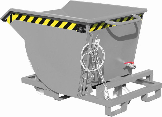 Bauer Spänebehälter SKM 30, lackiert, Mausgrau