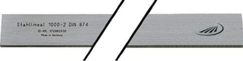 Helios Preisser - Präzisions Stahllineal DIN874-2 Länge 1000 mm
