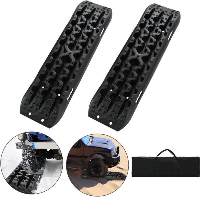 Swanew - 2x Anfahrhilfe Auto Reifen schneeketten 10t Last Traktionshilfe