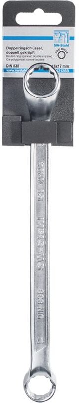 SW-Stahl 01212SB Ringschlüssel 16 x 17 mm