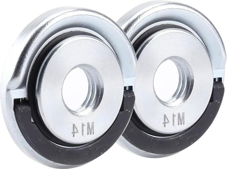 2 STK. M14 Schnellspannmutter für elektrischen Winkelschleifer, Sicherungsmuttern, Winkelschleifer-Zubehör, Gewindeersat...