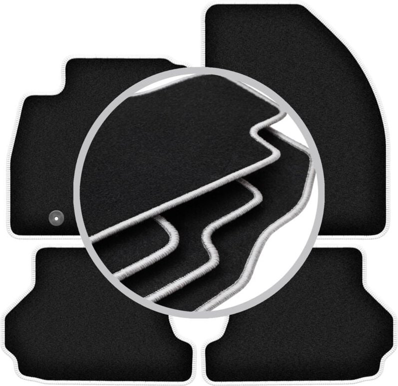 Thumbnail - CARLUX-SILVER Autofußmatten für: Ford Focus MK2 Cabrio (2006-2010)