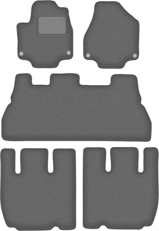 Graphit-Fußmatten für: Chrysler Pacifica II 7-Sitzer (2017-)