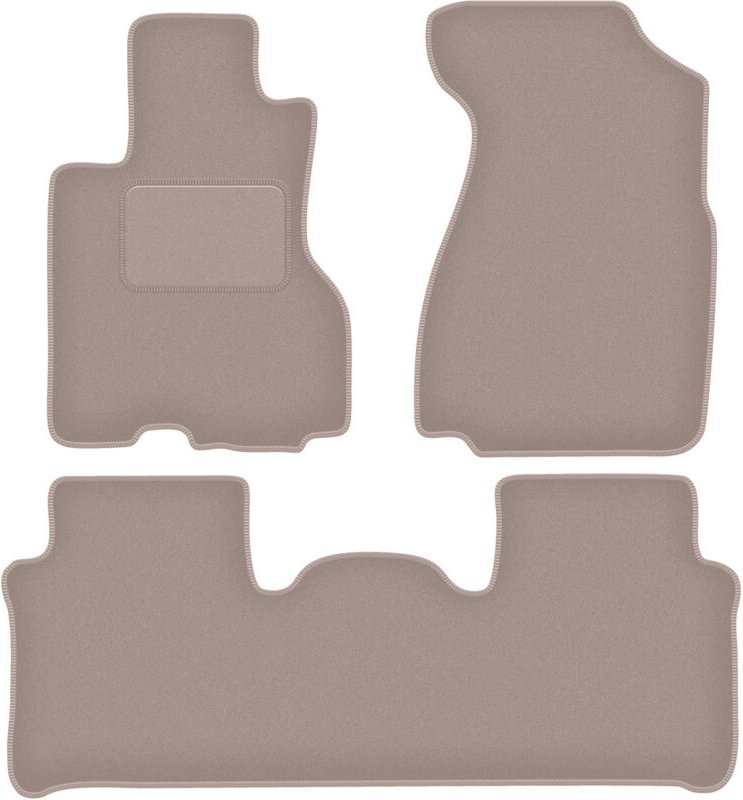 Beige Veloursmatten für: Honda CR-V II SUV (2001-2006)