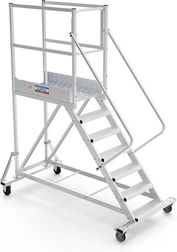 Thumbnail - Mobile Plattformtreppe 13 Stufen - Maximale Arbeitshöhe 4.60m - PTF113GD-P