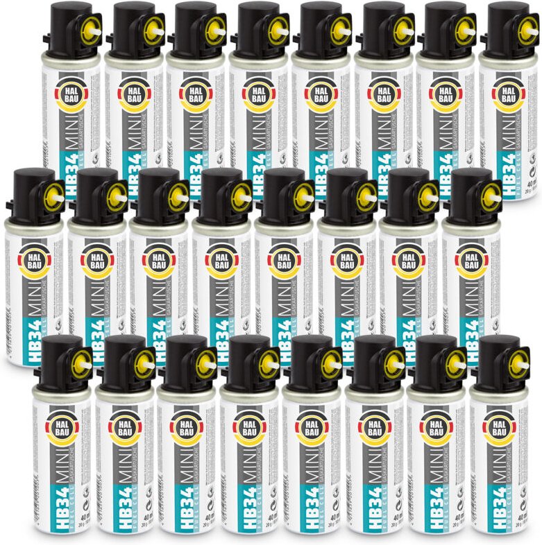 Gaskartusche 80mm 40ml Fuel Cell Ersatzgas für Stiftnagler HB34 - 24 St. - Halbau