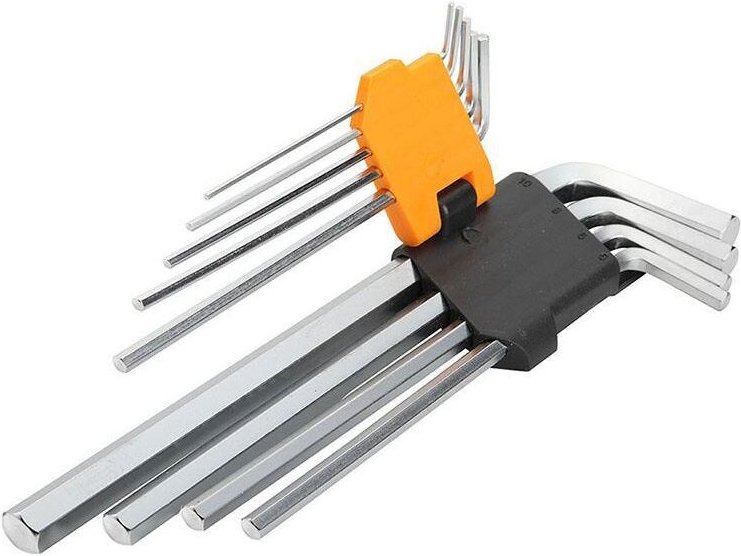 Satz 8stk. Extra Lange Sechskantschlussel Tolsen