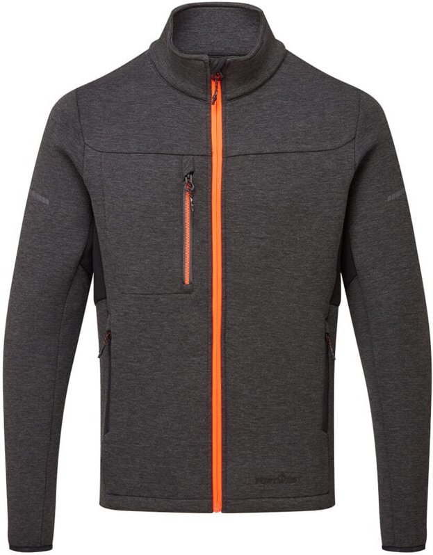 Technische Fleecejacke EV4 Grau Metall S