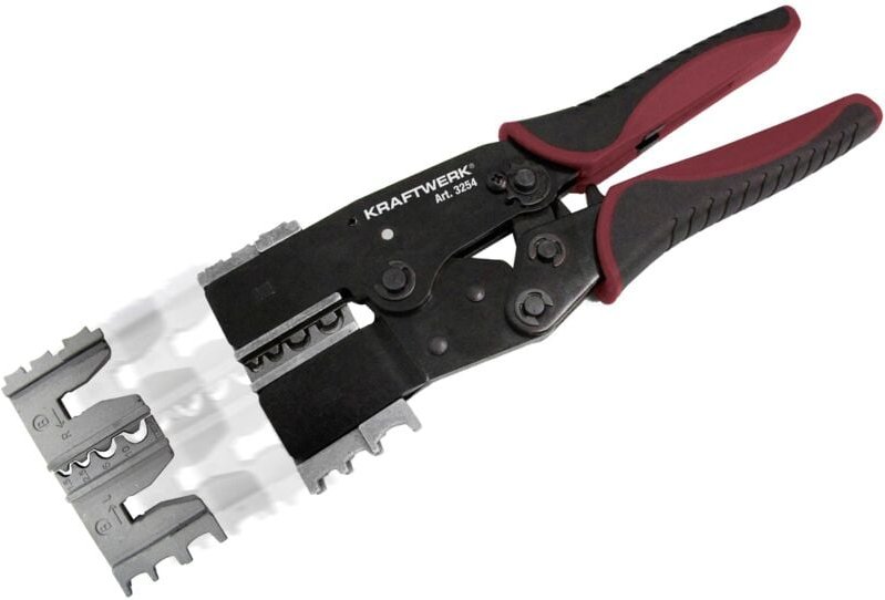 Kraftwerk - Schnellwechsel-Ratschen-Hebel-Crimpzange