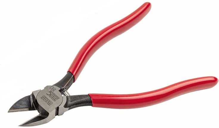 186 c Kunststoffschneiderzange mit diagonaler, bündiger Schneide - Usag