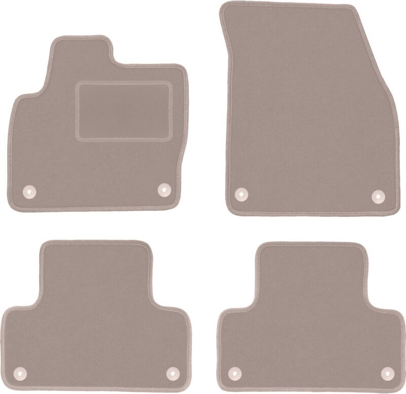 Beige Veloursmatten für: Range Rover Evoque SUV (2011-2018)