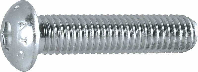 No Brand - ISO7380-1 010.9 m 3x 5 verzinkt Linsenschraube mit Innensechskant
