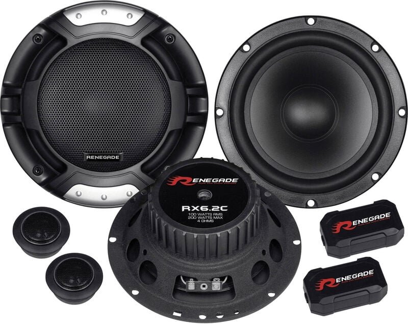 Renegade - RX6.2C 2-Wege Set Einbau-Lautsprecher 200 w Inhalt: 1 St.