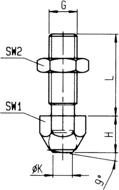 AMF Rasten-Spannhebel 12 mm