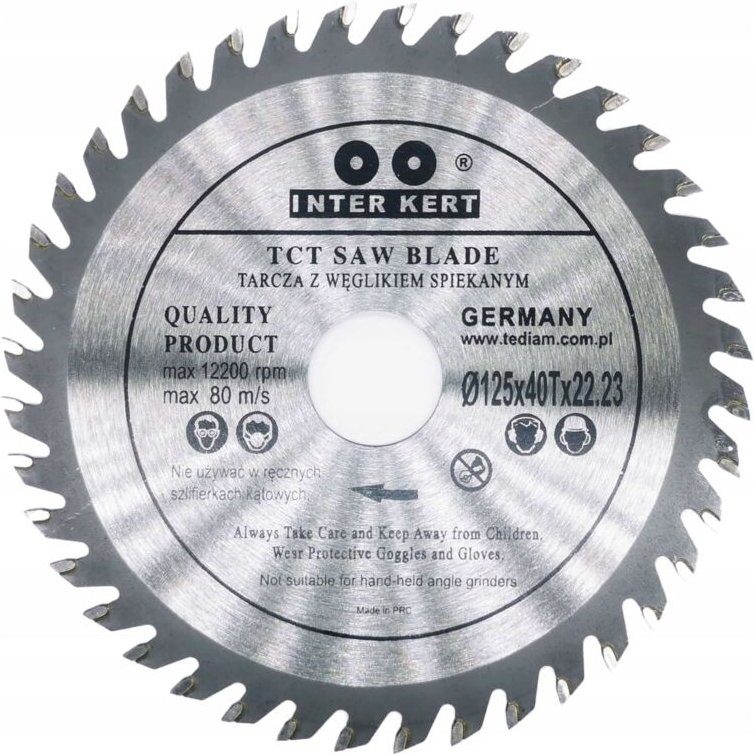 Thumbnail - WIDIA-HOLZSCHNEIDBLATT 125 mm X 22,23 mm 40T SÄGE
