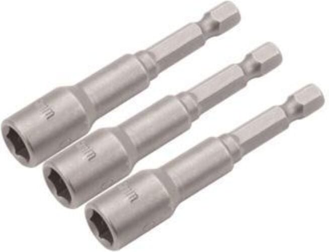 Satz 3stk. Magnetsteckschlusseleinsatze 1/4'' 13mm Ex 77846 Tolsen