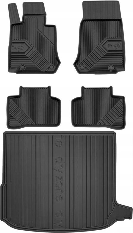 SET 77 Fußmatten und Matten Mercedes-Benz GLC C253 Coupé 2015-2023