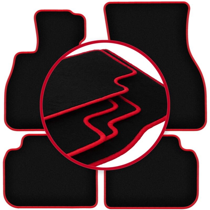 CARLUX-RED Autofußmatten für: Mini Clubman F-54 Fließheck (2015-)