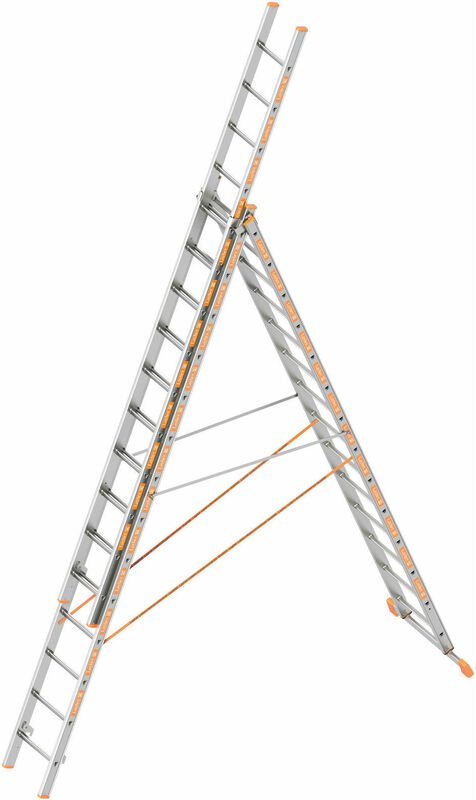 Layher Topic 1040 Allzweckleiter 3x14 Sprossen