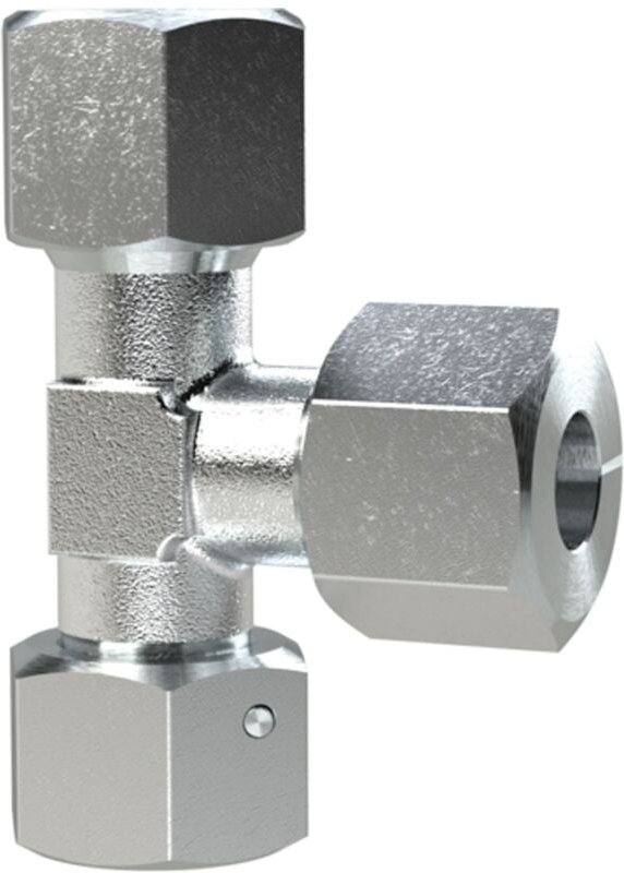 Riegler Einstellbare L-Verschraubung, Rohr-Außen-Ø 20, Stahl verzinkt