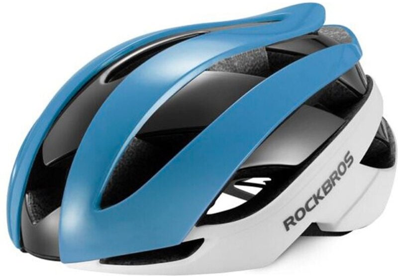 Universal-Fahrradhelm, verstellbar, Größe M, blau und weiß