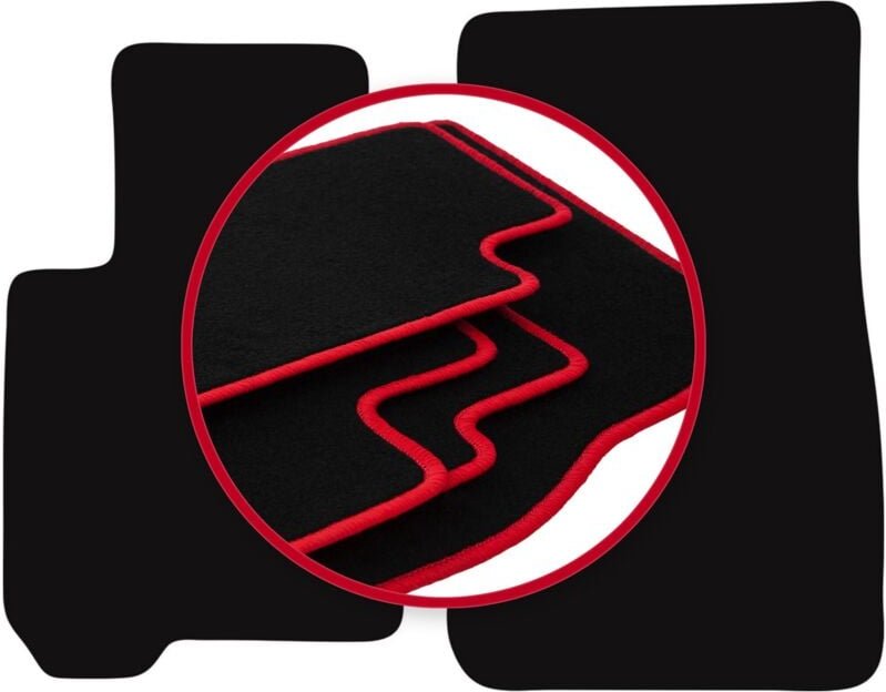 CARLUX-RED Auto-Fußmatten für: BMW Z4 E89 0 (2009-2019)