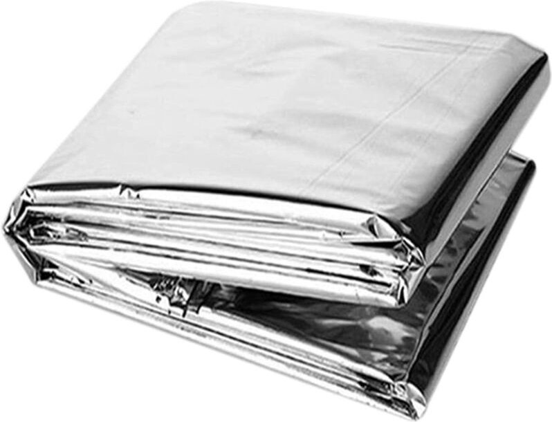 5er-Pack Notfalldecken, Mylar-Thermodecke, Outdoor-Rettungs-Thermodecke, Gold-Silber-Thermodecken für Outdoor-Erste-Hilf...