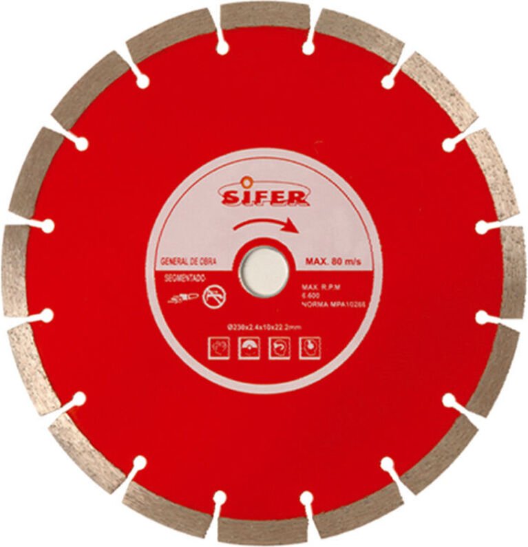 Diamond Disc 115 Pad 10 mm segmentiert rot 1443110 - Sifer