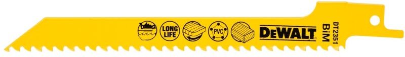 DeWalt Säbelsägeblatt bim Holz 152 mm 5 Stk.