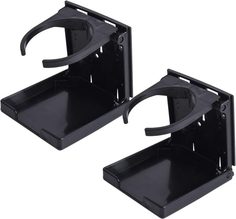 2X Universal Verstellbare Getränkehalter Für Lkw Boote Verstellbarer Getränkehalter Wandhalterung Klappbarer Getränkehal...