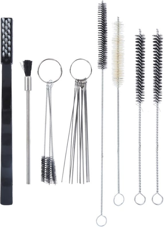 Jeffergarden - 21pcs Set Cleaning Kit Hardware Zubehör Handwerkzeug Airbrush -Teile tragbar für Sprühwerkzeuge