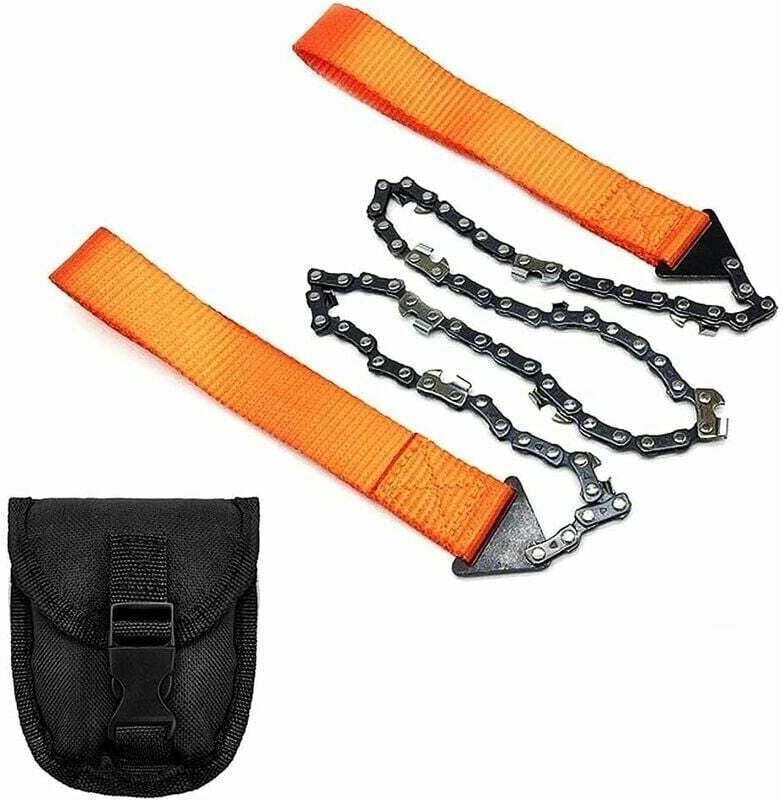 Thumbnail - Lablanc - Taschensägen-Handsäge, tragbare manuelle Kettensäge, Taschenkettensägen-Überlebensset für Camping, Wandern, Üb...