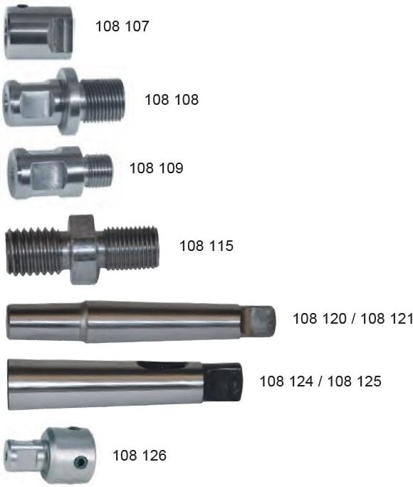 Ruko - Adapter für Magnetfußbohrer passend für Morsekegel 3 mit Morsekegelausgang 2 108125