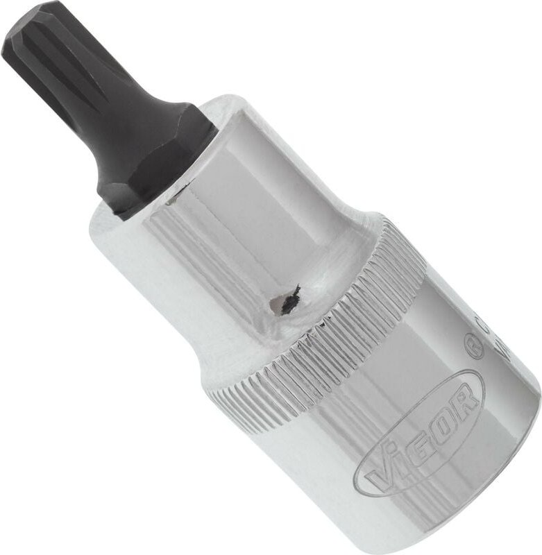 Ribe Schraubendreher-Einsatz ∙ V2204 ∙ 1/2 Zoll (12,5 mm) Vierkant hohl ∙ Innen Keilprofil Ribe-CV ∙ sw M7