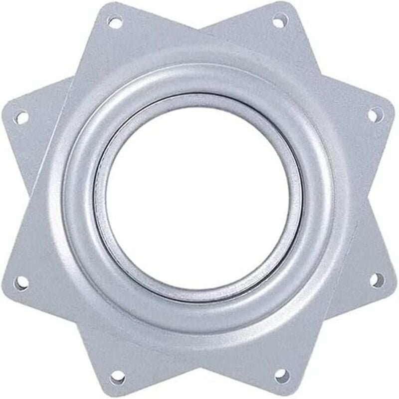 Tigrezy - Vierkantlager-Schwenkplatte, quadratisches Kugellager, 4-Zoll-Kugeldrehung, quadratisches Tablett mit 360-Grad...