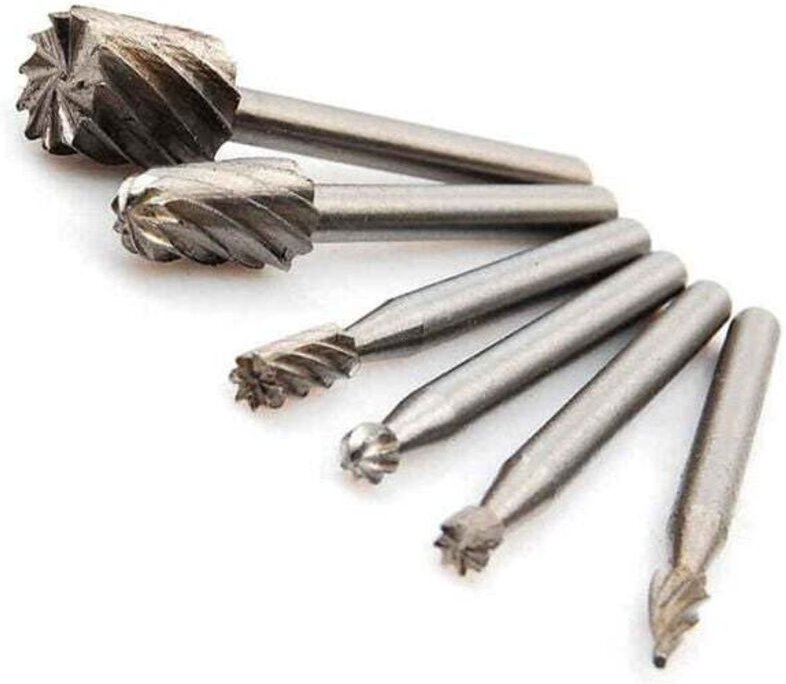6-teiliges Rotationswerkzeug-Bohrer-Set, Holzbearbeitungs-Bohrer-Set, Schneidmesser-Werkzeuge, Holzschnitzwerkzeug-Set, ...