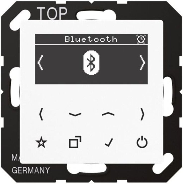 Jung - Radio rds weiß digi 1Weck 16speich as/a dab a bt ww mit nt UKW-Empfänger