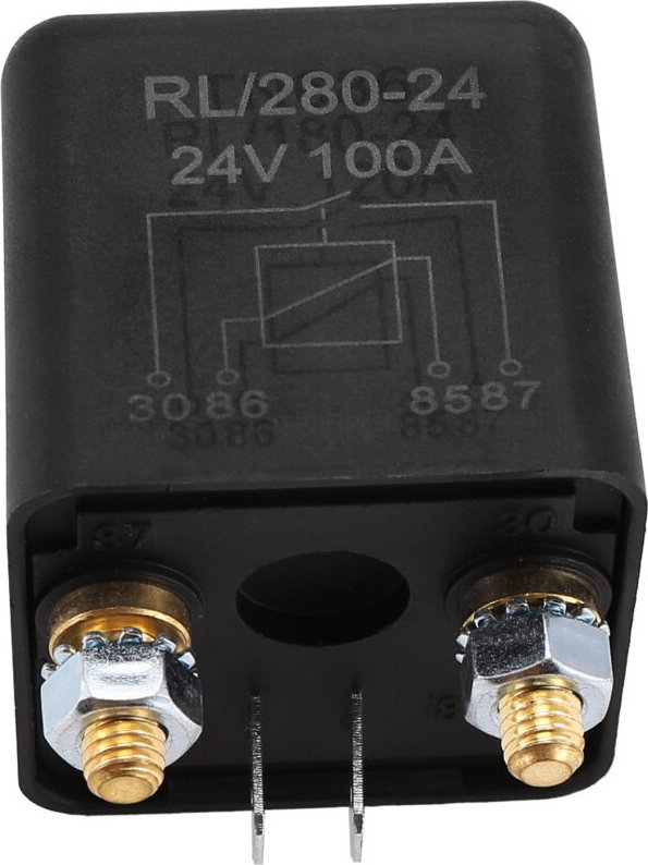 Tlily - Hochstromrelais Ausgangsleistung Auto lkw Motor Automotive Schwerer Start Niedriger Verbrauch 24VDC