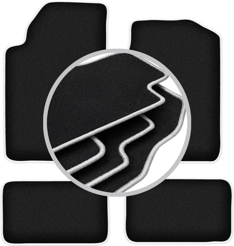 CARLUX-SILVER Autofußmatten für: Chrysler 300M Limousine (1998-2004)
