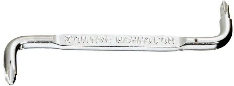 1 + 2 Winkelschraubendreher für Kreuzschlitzschrauben