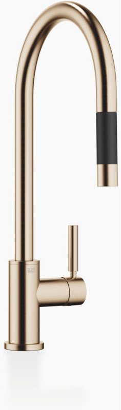 Dornbracht - tara Küchenarmatur, Einhebelmischer, Pull-down, mit