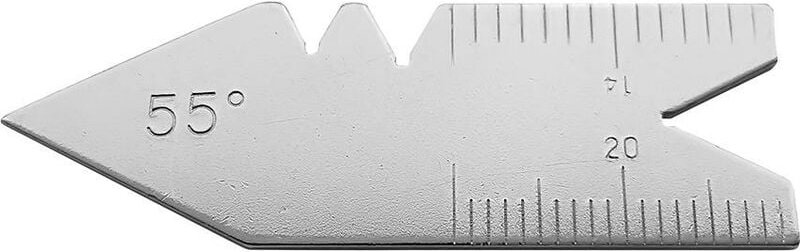 Stahllehre Spitzgewinde 55Grad Format