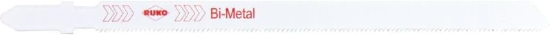5x Stichsägeblatt 8019 hss weiß gewellt - 3218019 - Ruko