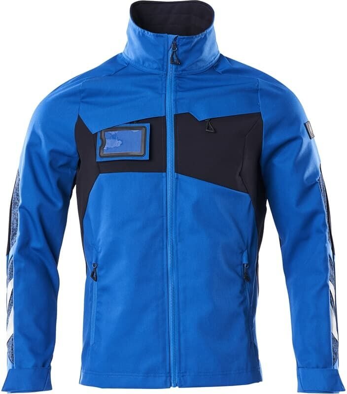 Accelerate Jacke Stretch Zones 18509 leichte und elastische Arbeitsjacke, Farbe: Azurblau/Schwarzblau - 91010, Größe: 3X...