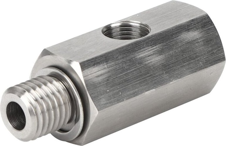 Jeffergarden - M12x1,5 1/8 npt Turbo Öldrucksensor T-Adapter Edelstahl Autozubehör