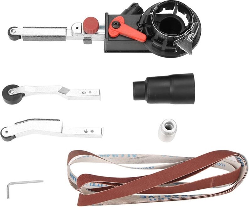 Ponceuse à Bande pour Meuleuse d'angle, Lime électrique Ponceuse Pneumatique Lime à Doigts Ponceuse à Bande Joint M14 po...