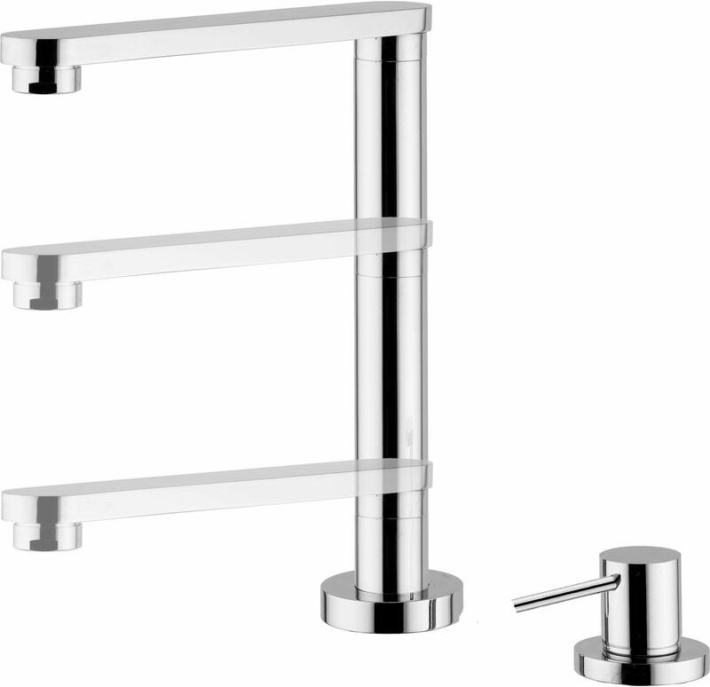 Magistro Rubinetterie - Einhand-Spültischbatterie für Vor-Fenster-Montage Rub.Magistro 334 200 mm